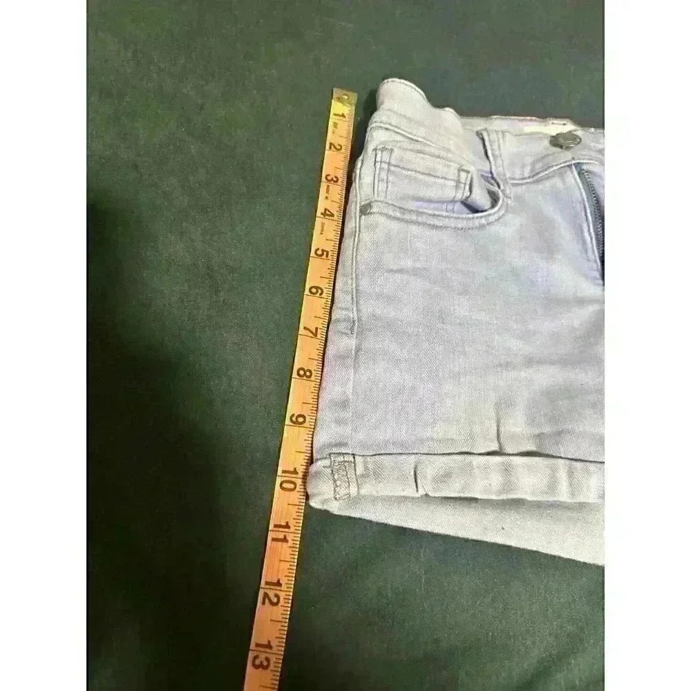 PacSun junior girls stretch shorts PacSun Size 23 Summer time Casual Light Blue - Picture 7 of 7